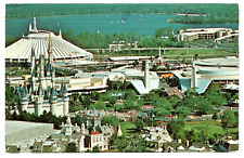 Postcard Aerial View Walt Disney World Magic Kingdom Orlando Florida Posted 1979 picture