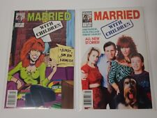 MARRIED WITH CHILDREN #1 & #2 NM Christina Applegate (Kelly Bundy ) 1991 Gr8 con picture