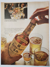 1967 Seagram's V.O. Vintage Print Ad Seagram's Canadian Whisky picture