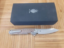 Kizer Clutch Frame Lock Knife Natural Micarta (3.39