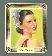 1936 AURELIA SULTAN FILM STARS  #113  RITA (HAYWORTH) CASINO  NM/MT+   KEY CARD picture