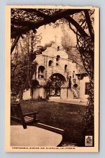 Riverside CA- California, Campanario, Mission Inn, Antique, Vintage Postcard picture