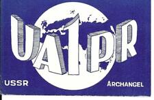QSL  1961 UA1PR   Archangel Russia Polar Arctic   radio card    picture