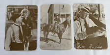 OLD WEST Collectors Series Photo POSTCARDS Will Rogers Set of 3 Kustom Vintage picture