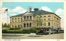 1920s Postcard; High School, Kenton OH Hardin County, Posted picture
