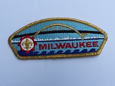 Unused Vintage Milwaukee Council Wisconsin Boy Scout BSA CSP Solid Patch FDL picture
