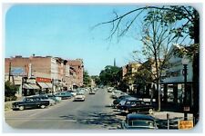 c1910's Business District Shops Cars Scene Norwich New York NY Unposted Postcard picture