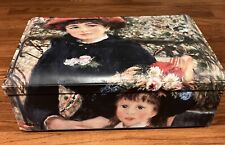 Pierre-Auguste Renoir Vintage Tin Box Portrait Wrap OfTwo Sisters On The Terrace picture