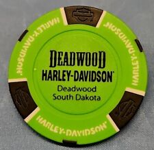 DEADWOOD HARLEY DAVIDSON OF DEADWOOD, SOUTH DAKOTA DEALERSHIP POKER CHIP NEW picture