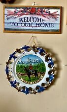 Vintage Royal Canadian Mounted Police RCMP Porcelain Souvenir Plate 8.25 inches picture