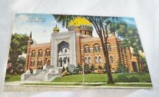 Vintage Milwaukee Linen Postcard Tripoli Shrine Mosque picture