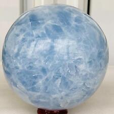 2120g Natural Blue Celestite Crystal Sphere Ball Healing Madagascar picture