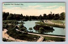 Cleveland OH-Ohio, Rockefeller Park, Antique, Vintage c1910 Souvenir Postcard picture