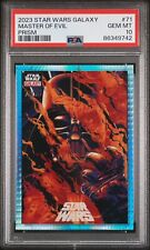 2023 Topps Star Wars Galaxy Master Of Evil PRISM Refractor /75 PSA 10 GEM 💎  picture