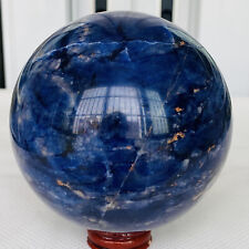1720g Blue Sodalite Ball Sphere Healing Crystal Natural Gemstone Quartz Stone picture