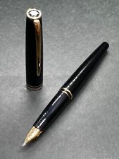 [Excellent++] MONTBLANC GENERATION Black GT Vintage Fountain Pen 14K 585 nib/B picture