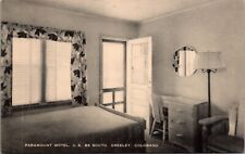 Postcard Interior Paramount Motel U.S. 85 South in Greeley, Colorado picture