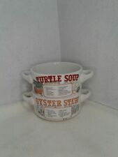 2 Vintage Ljungberg Soup Bowls New Orleans Recipes  picture