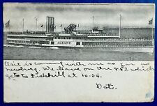 Hudson River Dateline. Albany Riverboat ￼Vintage Postcard Great Condition picture