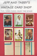 1975 Monty Gum KOJAK TRADING CARDS. SEE DROP DOWN MENU FOR CARD YOU WILL RECEIVE picture