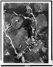 Aerial view,Berchtesgaden region,vicinity,buildings,roads,streets,Germany,1936 picture