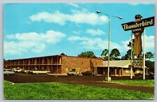 Thunderbird Lodge Hardeeville South Carolina SC Motel Old Cars Old Postcard H6 picture