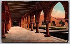 East Arcade Memorial Court Stanford University California School Campus Postcard picture
