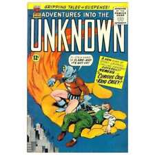 Adventures into the Unknown #163 1948 series American comics Fine+ [u~ picture