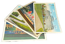 4 vintage postcard Washington D. C. capitol plaza Red Cross war & state dept picture
