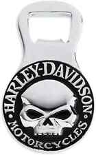 HARLEY DAVIDSON Hubcap Willie G Skull with Bottle Opener. picture