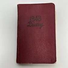 Vintage 1943 Pocket Diary with some Good Advice Written inside picture