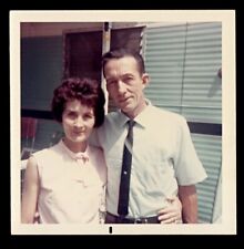AMERICANA LOVE TRAILER PARK SIMPLE HUSBAND & WIFE ~ 1960s VINTAGE PHOTO picture
