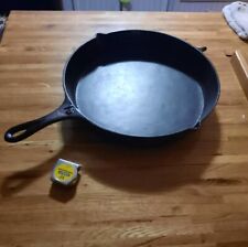Massive Size 16 Cast Iron Skillet Eddyville Prison Skillet Or Mystery Foundry  picture