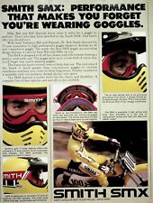 1981 Mike Bell Bob Hannah Smith SMX Goggles Motocross - Vintage Motorcycle Ad picture