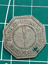 WW1 32nd Infantry Division Red Arrow 1931 Reunion Token Detroit picture