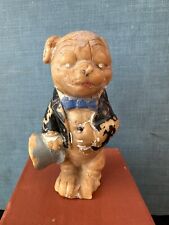 Antique German 1920s George Studdy’s Bonzo The Dog painted wax figurine ( As is) picture