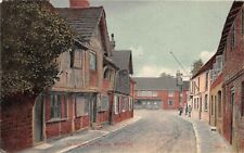 POSTCARD TARRING - OLD HOUSES - CIRCA 1904 picture