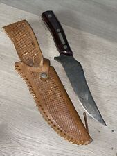 Vintage Schrade Walden Old Timer 150T Deer Slayer Fixed Blade Knife W Sheath USA picture