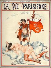 1925 La Vie Parisienne L'ETALON D'OR France Travel Advertisemnt Poster picture