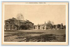 c1920 U.S. Indian School Exterior Building Tomah Wisconsin WI Vintage Postcard picture