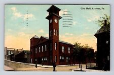 Altoona PA-Pennsylvania, City Hall, Antique, Vintage c1911 Souvenir Postcard picture