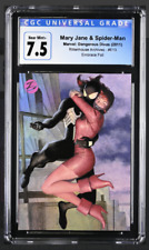 2011 Rittenhouse Archives Mary Jane/Spider-Man #E13 Embrace Foil, CGC Graded 7.5 picture
