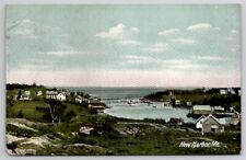 New Harbor Maine Seaside Fishing Village 1909 To Hinsdale MA Postcard W29 picture