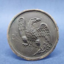 Original U.S. Civil War Brass Eagle Breast Plate Belt Buckle Button Military picture