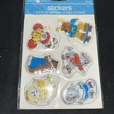 Vtg 80’s American Greetings Puffy Changing Scenes Get Along Gang Stickers - Rare picture