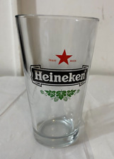 Authentic Heineken With Red Trade Mark Star Beer Pint Glass picture