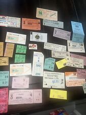 Lot Of 30 Vintage Circa European American Museum Ticket Stubs picture