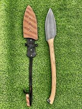HELLBOY II PURGATORY Carbon Steel Custom Handmade Bowie Knife Hunting Spear W/S picture