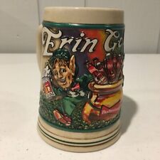 VTG 1992 Budweiser “Erin Go” Bud St Patricks Day Anheuser Busch Beer Stein Mug picture