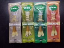 Endo Herbal Pre-Rolled Papers w 10mm Wood Tips Flavor Mix 4/2ct Packs picture